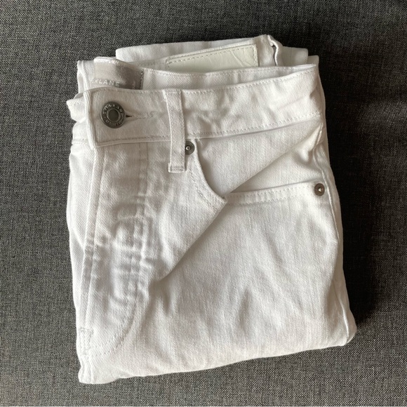 NWOT Everlane White Curvy Authentic Stretch High-Rise Skinny Jeans - Picture 12 of 12